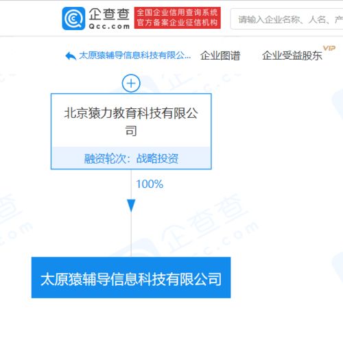 猿輔導(dǎo)關(guān)聯(lián)公司在太原成立新公司，數(shù)準(zhǔn)科技賦能網(wǎng)絡(luò)文化經(jīng)營(yíng)
